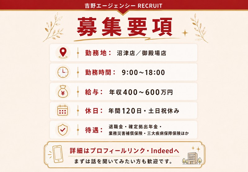 保険カンパニー吉野エージェンシー 求人情報 リスクコンサルタント